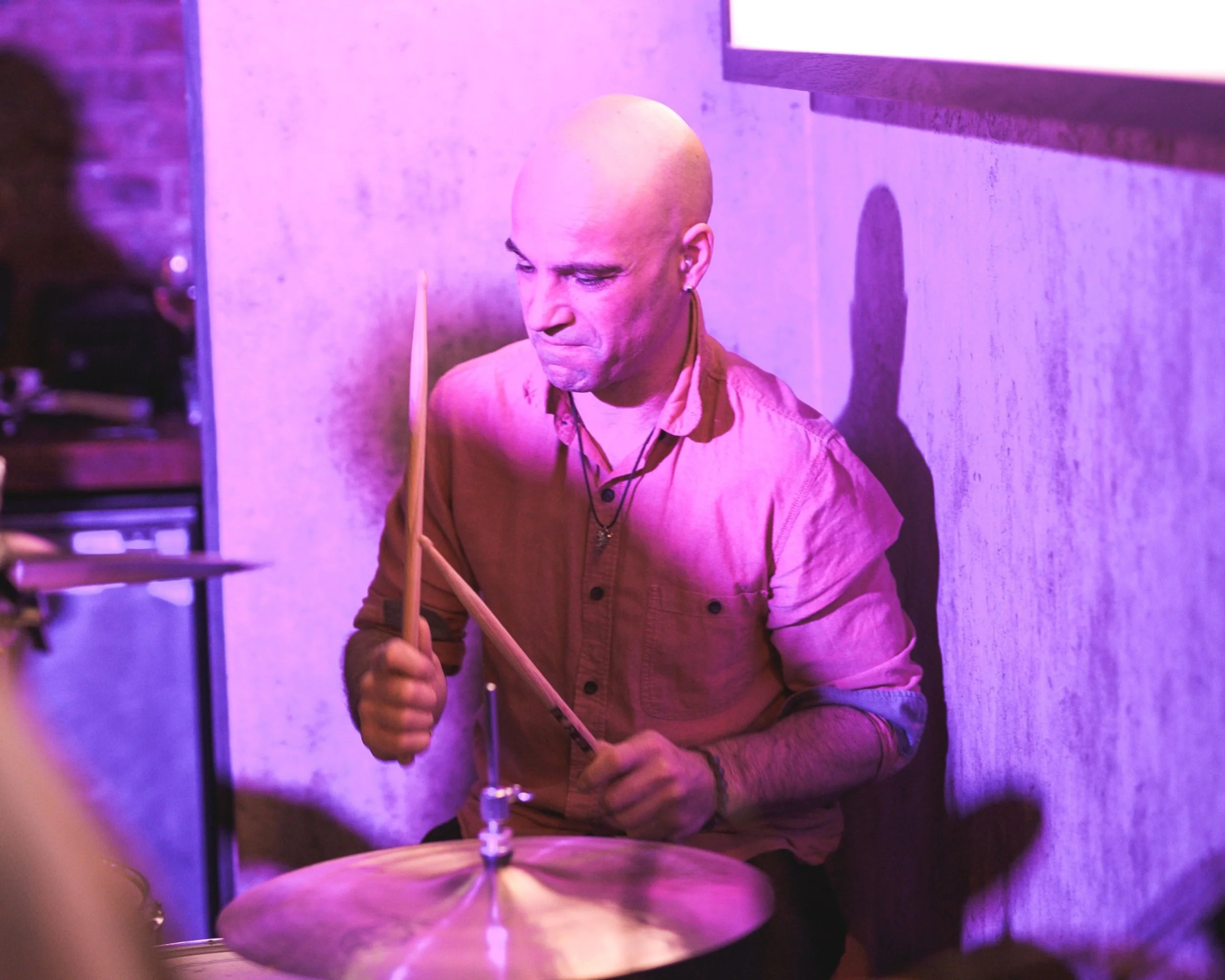 Danielle Bogo drumming